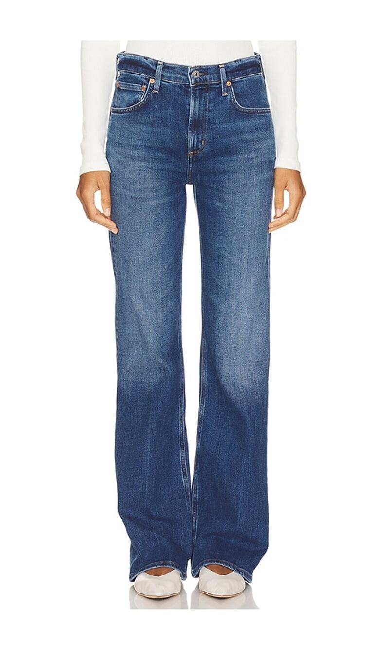 Citizens Of Humanity Classic Blue Vidia Mid-Rise Boot Denim Jeans Size 23